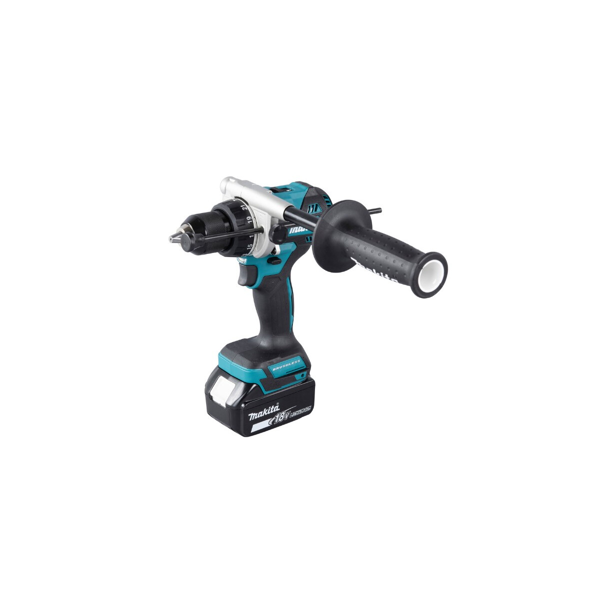 Makita DHP486ZJ Akkuschlagbohrschrauber, 18V, 130Nm, BL-Moto