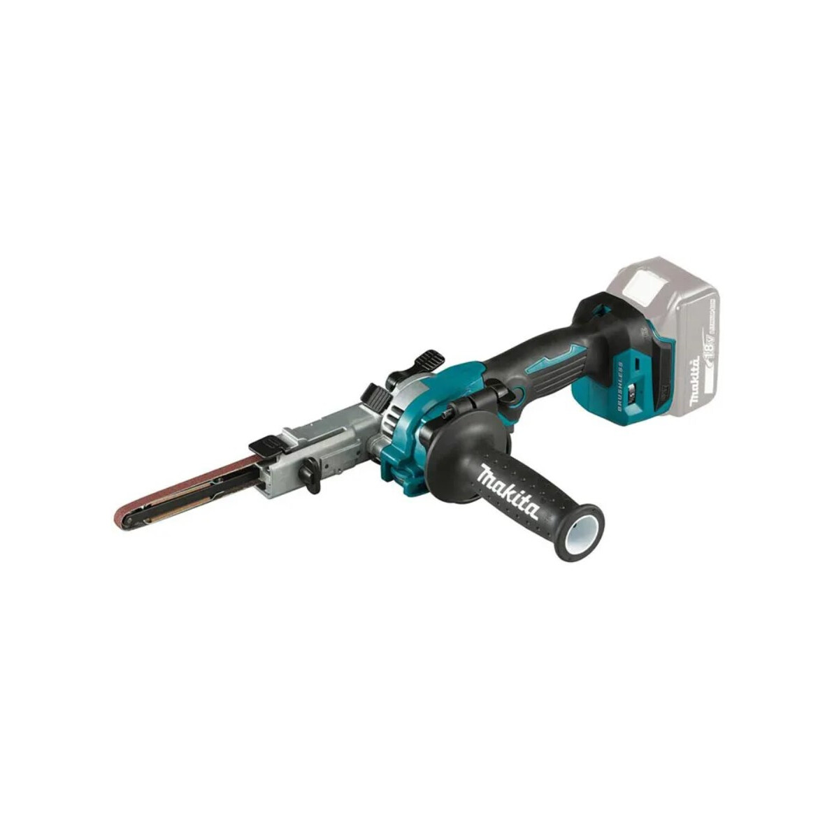 Makita DBS180Z Bandschleifer, Akku-Bandfeile 9mm, 18V, 9...