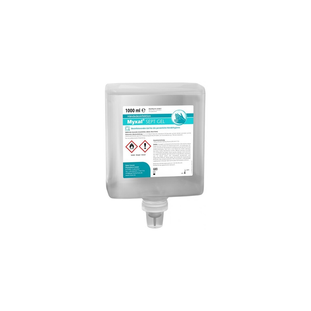 QQ Handdesinfektionsgel MYXAL® SEPT GEL 1l parfüm-/