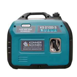 Könner & Söhnen Benzin-Inverter KS2100i S, 3,3PS, 2kW, 230V, 4-Takt-Benzinmotor, Handanlasser