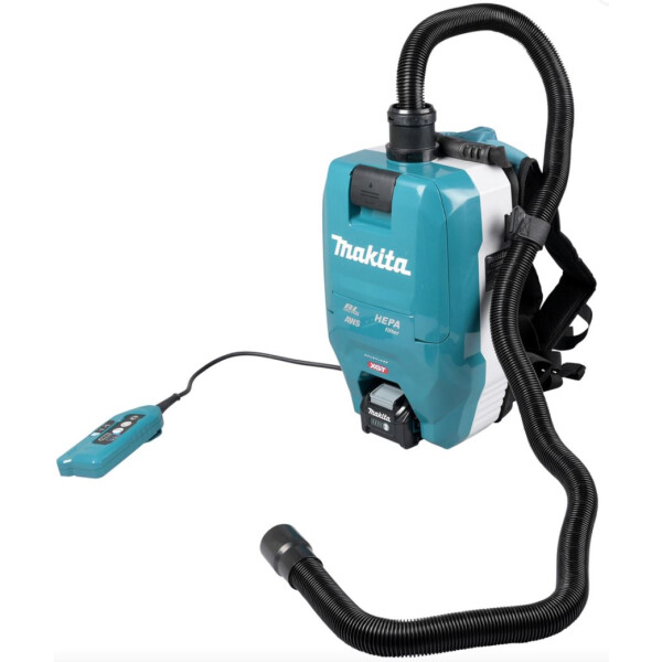 Makita VC009GZ01 VORFÜHRER Akku-Rucksackstaubsauger 40V max., 180 mbar, 2l, AWS, 3 Stufen, gepolsterter Schultergurt, HEPA-Filter, Sologerät
