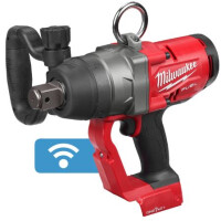 MILWAUKEE M18ONEFHIWF1-0X FUEL Akku-Schlagschrauber 18V, 1 Aufnahme, ONE-KEY, 2033/2400 Nm, max. M42, Seitenhandgriff und Metallhaken, Sologerät in HD-Box