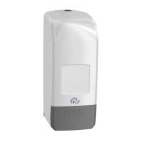 GREVEN® VARIOMAT PRO STANDARD Kunststoff-Spender für 1-L- und 2-L-Varioflaschen, weiß/grau