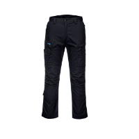 QQ Portwest T802 KX3 Ripstop Bundhose Größe 38, Farbe schwarz, 65% Polyester, 35% Baumwolle, Stretch Ripstop