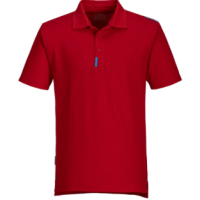 QQ Portwest T720 WX3 Poloshirt Größe L, Farbe tiefrot, 65% Polyester, 35% Baumwolle 210g