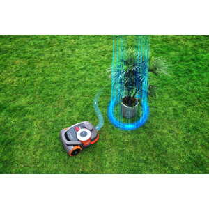 AKTION Segway Exklusiv-Partner NAVIMOW H500E-VF Mähroboter inkl. VisionFence-Sensor, ohne Begrenzungskabel, elektrische Schnitthöhenverstellung, Regensensor, Steigfähigkeit 45%, bis zu 500m² VORRÄTIG