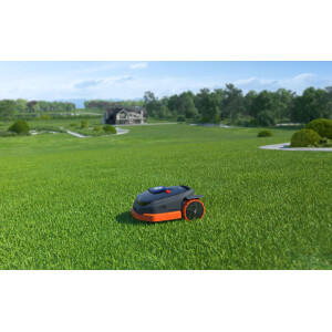 Segway Exklusiv-Partner NAVIMOW X330E Mähroboter, inkl. VisionFence, ohne Begrenzungskabel, elektrische Schnitthöhenverstellung, Diebstahlschutz, Steigfähigkeit 50%, bis zu 3000m²