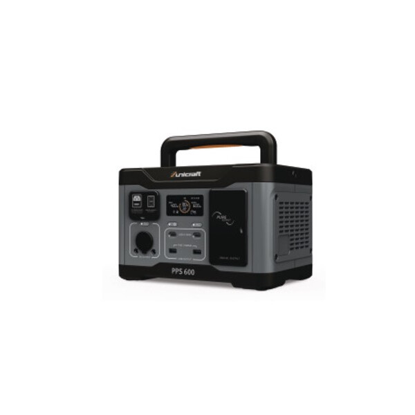 unicraft PPS 600 Powerstation, Akku-Kapazität 512Wh, IP65, Tiefenentladung, Überspannung, Überladung, Kurzschluss, Übertemperatur, Untertemperatur, Schnellladefunktion der Power Station, USV-Funktion