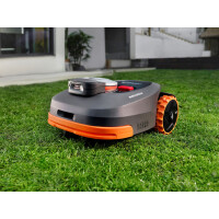 Segway Exklusiv-Partner NAVIMOW H1500E-VF Modell 2025 Mähroboter inkl. VisionFence-Sensor, ohne Begrenzungskabel, elektrische Schnitthöhenverstellung, Regensensor, Diebstahlschutz, Steigfähigkeit 45%, bis zu 1500m² VORRÄTIG