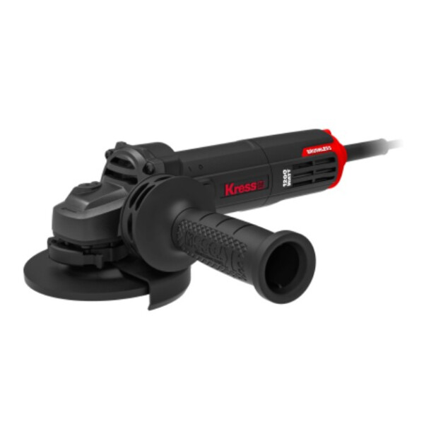 Kress KUS26 Winkelschleifer 1200W, 125mm, 11000U/min, BL-Motor, schlankes Gehäusedesign, Sanftanlauf, Wiederanlaufschutz, Sologerät im Karton