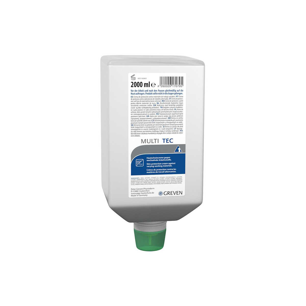 QQ GREVEN® Hautschutz MULTI TEC MHD 03/2023, 2000ml, Var