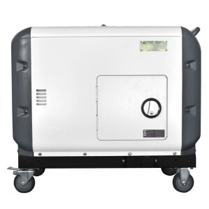 Könner & Söhnen Diesel-Generator KS9300HDES-1/3 ATSR, 18PS, 230V / 6,5KW / 380V / 7,5KW, Elektroanlasser, fahrbar, schalldichtes Gehäuse