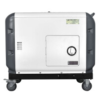 Könner & Söhnen Diesel-Generator KS9300HDES-1/3 ATSR, 18PS, 230V / 6,5KW / 380V / 7,5KW, Elektroanlasser, fahrbar, schalldichtes Gehäuse