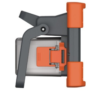 unicraft LBS 5000 DC  LED-Baustrahler, 45W, IP54, 4 Leutstufen, Gehäuse aus schlagfestem Kunststoff IK08,  mit 18 V Akkuadapter Makita/Milwaukee/Bosch/Metabo