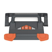 unicraft LBS 5000 DC  LED-Baustrahler, 45W, IP54, 4 Leutstufen, Gehäuse aus schlagfestem Kunststoff IK08,  mit 18 V Akkuadapter Makita/Milwaukee/Bosch/Metabo