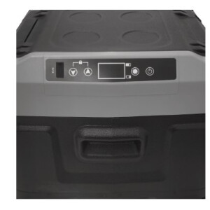 unicraft UKB 50 Kühlbox, 230V, -20^C bis 20 °C, 50l, mit USB A-Anschluss und intregriertem Akku, App und Bluetoothübertragung, ausziehbaren Griff , großen Transportrollen