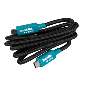Makita DC18SJ Komplettset USB-Ladegerätset 14,4V/18V LXT Li-Ion, inkl. KFZ-Adapter (ADP14), USB-C PD Ladekabel