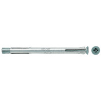QQ Fischer Metallrahmendübel F 10 M 92, verzinkte Senkkopfschraube, VPE 100 Stück