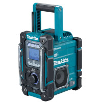 Makita DMR301 Baustellenradio, Empfang DAB+ Digitalradio, mit Ladefunktion für CXT- und LXT-Schiebeakkus, Schutzklasse IP64, integierter Flaschenöffner