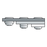 QQ GESIPA Alu/Stahl Blindniete 4 x 17 mm, PolyGrip, Flachrundkopf, nietbare MS 7,0-13,0mm, VPE 500 Stück Abverkauf