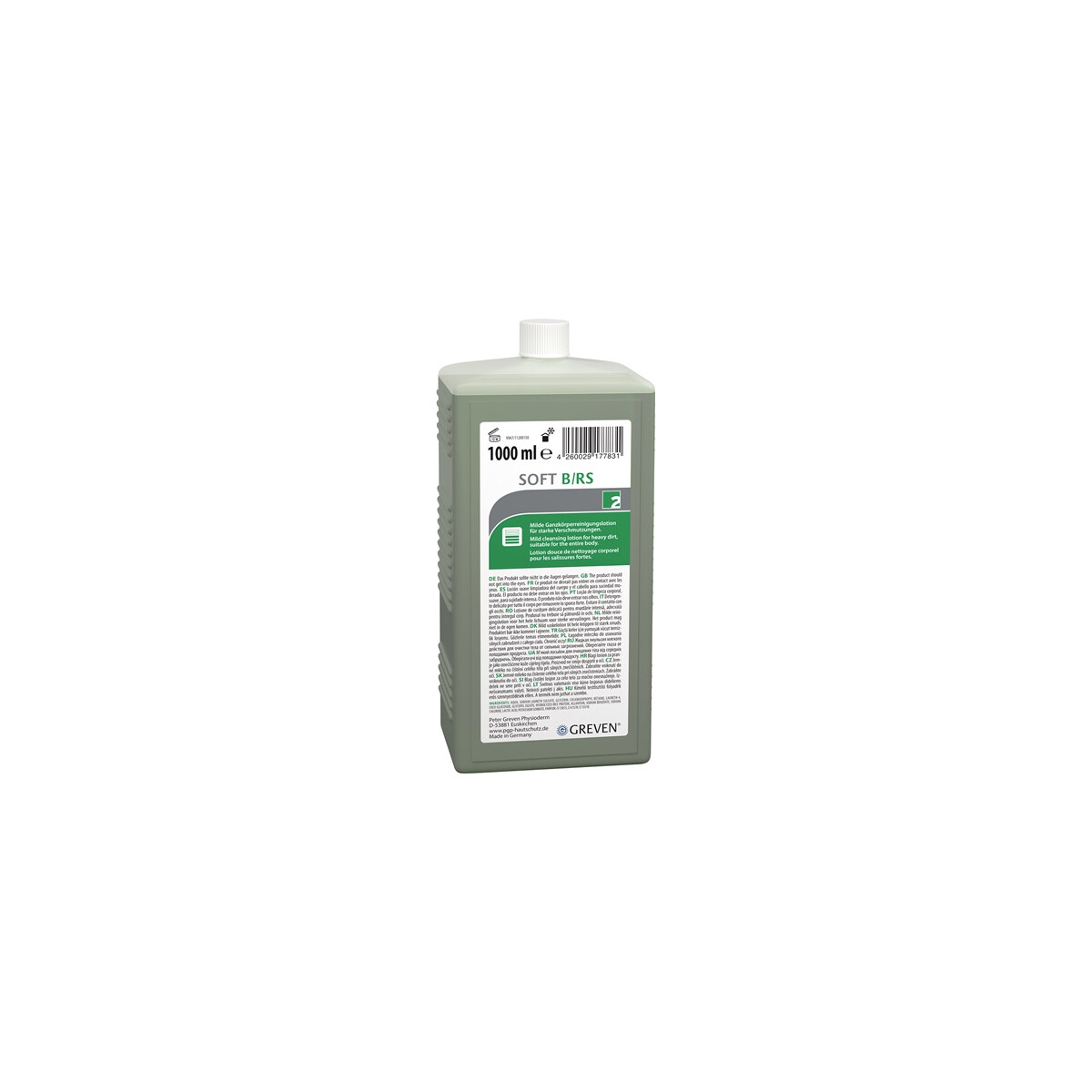 QQ Hautreinigungslotion GREVEN® SOFT B/RS 1l mittlere b.