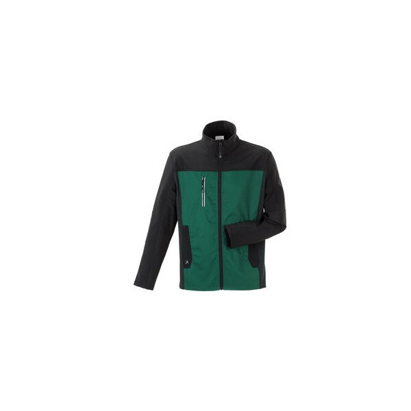 ABV PLANAM Norit Herren Hybridjacke, Farbe: grün/schwarz, Größe: 50, leichte Arbeitsjacke mit Stretcheinsätzen, 65 % Polyester, 35 % Baumwolle ca. 245 g/m²