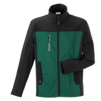 QQ PLANAM Norit Herren Hybridjacke, Farbe: grün/schwarz, Größe: 50, leichte Arbeitsjacke mit Stretcheinsätzen, 65 % Polyester, 35 % Baumwolle ca. 245 g/m²