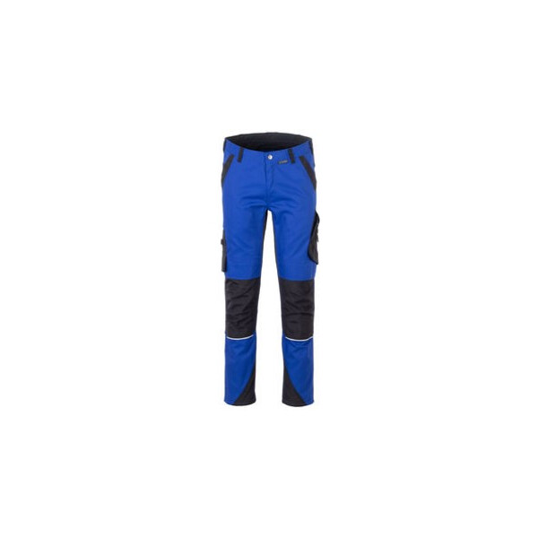 ABV PLANAM Norit Herren Bundhose, Farbe: kornblau/schwarz, Größe: 50, leichte Arbeitshose mit elastischen Einsätzen im Schritt und am Schaft, 65 % Polyester, 35 % Baumwolleca. 245 g/m²