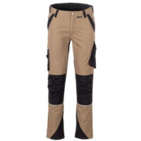 ABV PLANAM Norit Herren Bundhose, Farbe: sand/schwarz, Größe: 50, leichte Arbeitshose mit elastischen Einsätzen im Schritt und am Schaft, 65 % Polyester, 35 % Baumwolleca. 245 g/m²