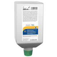 GREVEN® Hautschutz OLEO TEC, 2000ml, Varioflasche, Schutzcreme gegen öllösliche Arbeitsstoffe Abverkauf