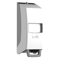 GREVEN® VARIOMAT ECO Kunststoff-Spender für 1-L- und 2-L-Varioflaschen, weiß/grau